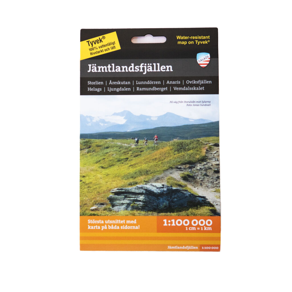 Karta - Jämtlandsfjällen