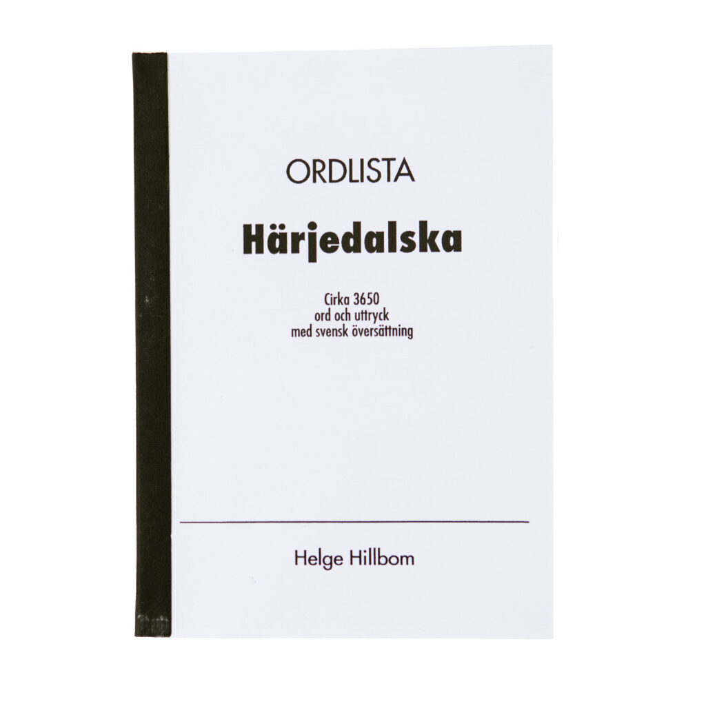 Ordlista Härjedalska