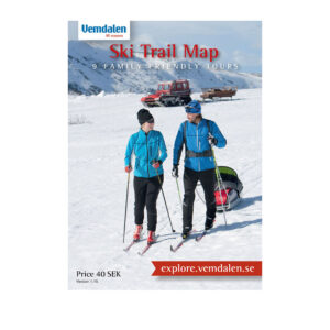 Ski trail map