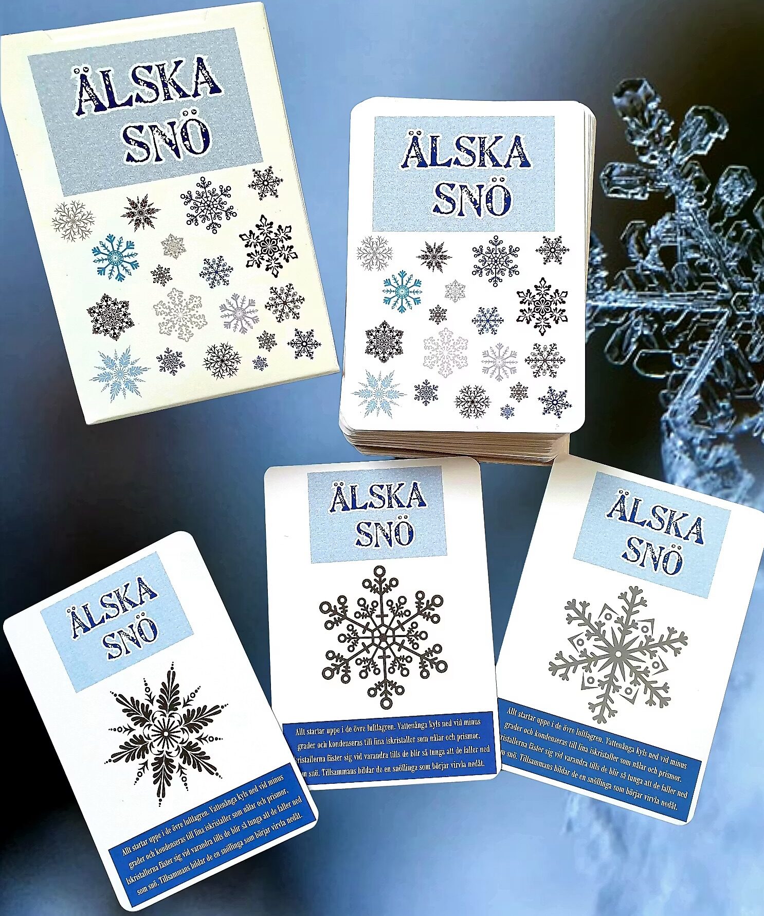 Älska snö - kortspel