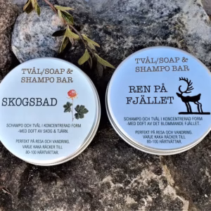 Tvål & schampo anpassat för utomhusbruk